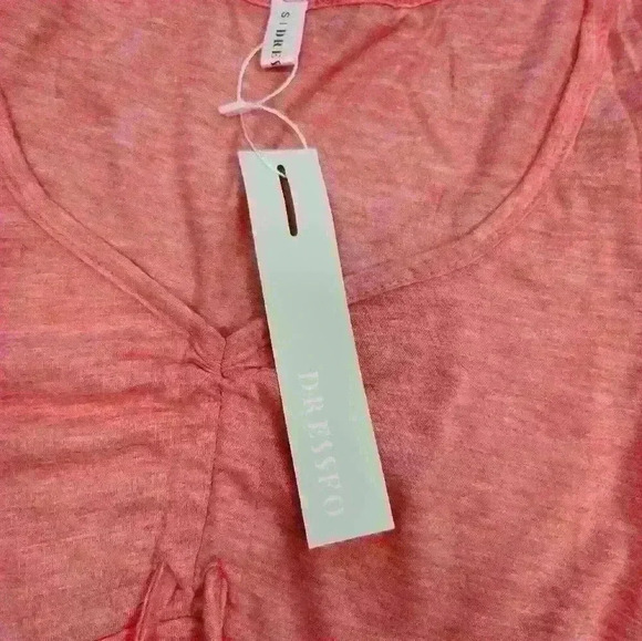 PRINTED FLORAL SHORT  SLEEVE FLARE DRESS SIZE SM - Picture 7 of 7